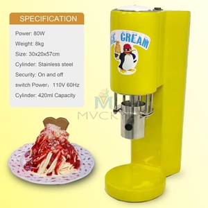 Nueva Máquina Mvckyi CE de Alta Productividad para Hacer Helados en Forma de Fideos y Espaguetis, Compatible con Yogur y Leche - Product Image 2