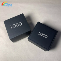 Boîte à montre en cuir personnalisée en gros pour hommes et femmes, boîte cadeau pour montre de mode avec logo, boîte en cuir et plastique personnalisée