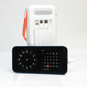 Di alta qualità 30000mAh portatile banca di energia solare Dual USB ricarica rapida <span class=keywords><strong>Mini</strong></span> Display per telefono cellulare stazione di ricarica - Product Image 6
