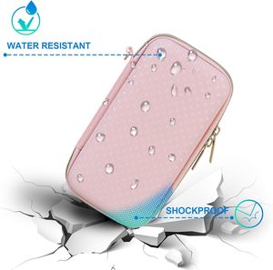 กระเป๋าเดินทางสำหรับอุปกรณ์ผู้ป่วยเบาหวาน สำหรับเครื่องวัดระดับน้ำตาลในเลือด แผ่นทดสอบ ยา เข็มเจาะเลือด และอุปกรณ์สำหรับผู้ป่วยเบาหวาน - Product Image 6