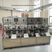 Machine de remplissage, de scellage et d'emballage automatique de boissons, de shampooing et de jus en acier inoxydable de haute précision, 2000-3500 sachets/heure