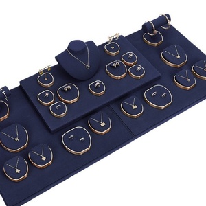 Microfiber Modern Jewelry Display Props Jewelry Store Display Stand <b>Earring</b> Pendant Watch Necklace Display Stand - Product Image 2