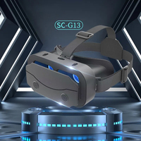 2023新款VR耳机3D眼镜耳机头盔vr兼容游戏视频盒虚拟现实Gafas