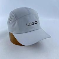 Casquette de baseball sans couture avec découpe laser, casquette imperméable à 5 panneaux pour le golf, le camping et la course à pied