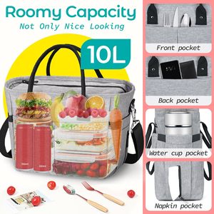 Wholesale New Insulated Bags Outdoor Portable Handheld Lunch Bags Large Capacity Thermal Cooler Bags Customizable - Product Image 3