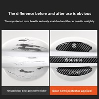 Pour Suzuki Jimny/Super Vitra/Alto/Speed Wing Special/Ingnes, pâte anti-rayures pour poignée de porte en fibre de carbone, fabriquée en Chine