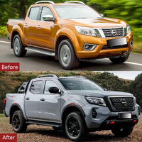 Accessoires de voiture YBJ kit de carrosserie de mise à niveau pour conversion d'accessoires de pare-chocs avant navara pour np300 bodykit 2016 mise à niveau vers 2021