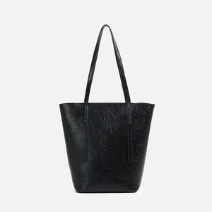 <b>Large</b> Leather Woman'S Designer Handbags Women'S Leather Shoulder Tote Bucket <b>Bags</b> Big Size for Ladies 2024 With Custom Logo - Product Image 4