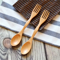 Cuchara-Tenedor Ecológica Personalizada 2 en 1, Cubiertos Reutilizables para Restaurantes, Catering, Viajes y Uso Diario