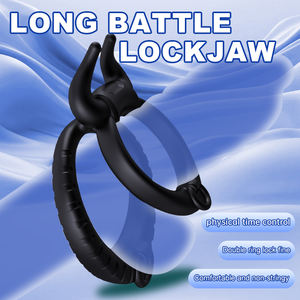 Erwachsenen-Sexspielzeug Langanhaltender Penisring mit Zehn Vibrationsstufen, Ejakulationsverzögerungsfunktion, Wasserdichtes Cockring-Design - Product Image 2