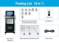 Enlèvement des points noirs vertical 17in1 Hydro Face Cleaning Hydra Skin Facial Machine