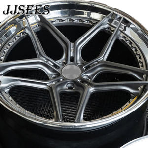 JJSEES 2 piezas de llantas forjadas de cinco radios 18 19 20 21 22 23 24 26 pulgadas 5x5x120 112 5x114,3 Pcd para BMW M5 M6 M7 <span class=keywords><strong>M8</strong></span> Audi <span class=keywords><strong>Rs7</strong></span> - Product Image 3