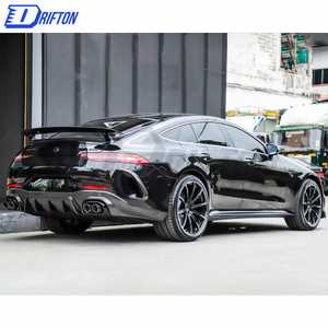 Diffuseur arrière Style Brabu pour <span class=keywords><strong>Mercedes</strong></span> Benz <span class=keywords><strong>AMG</strong></span> GT63 Dry Carbon Fiber Bodykit - Product Image 2
