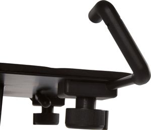 Quik Lok-LPH/004, ที่วางแล็ปท็อปขาตั้งกล้อง, โครงสร้างเหล็ก, สี่ stoppers, ปรับได้, 360หมุน, ถาดเมาส์ดึงออก, สีดำ - Product Image 2