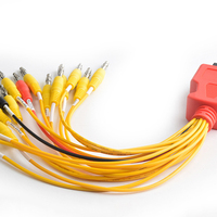 Venta al por mayor 16 en 1 Universal J1962 OBDII JumperAdapter Cable OBD 2 macho hembra encabezado coche diagnóstico Breakout ECU cables de programación