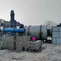 Sécheur à tambour rotatif à triple passage pour le sable de silice, l'argile, l'exploitation minière, avec pompe et moteur, acier inoxydable SUS304, haute efficacité