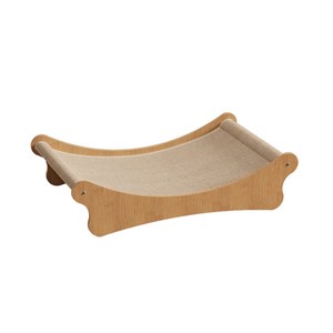 Krabplank van hoogwaardig meerlaags golfkarton, geïntegreerd kattenhuis, slijtvast en krasbestendig, kattenbank/ligstoel - Product Image 5