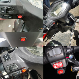 Interruptor de Plástico con Doble Intermitencia para Motocicleta, Modificación de Luces de Emergencia, Uso General - Product Image 5