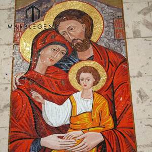 カスタマイズされた文字ガラスモザイク肖像画デザイン宗教的なモザイクと教会のモザイクパターン - Product Image 4