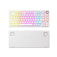DIERYA DK81E 75% Mechanical Gaming Keyboard Hot-Swappable Gasket-Mount Programmable Volume Knob RGB Backlit Double-Shot Keycaps