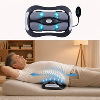 Masajeador Eléctrico para Estirar la Espalda con Tracción Lumbar, Calor y Vibración para Aliviar el Dolor Lumbar en Casa