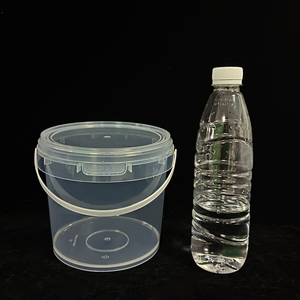 Seau en plastique <span class=keywords><strong>de</strong></span> qualité alimentaire <span class=keywords><strong>de</strong></span> 5 <span class=keywords><strong>litres</strong></span>, rond, avec couvercle et poignée, bonne étanchéité, baril <span class=keywords><strong>de</strong></span> haute qualité personnalisé - Product Image 5