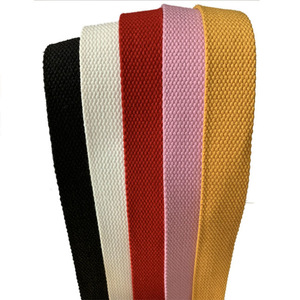 Chất lượng cao tùy chỉnh kích thước màu vải ruy băng polyester bông vải cho túi vành đai - Product Image 3