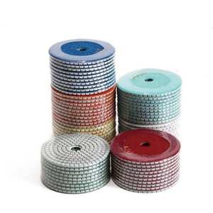 Discos de Pulido de Diamante de 100 mm de Dureza Media para Mármol, Granito y Piedra, Grano 30-3000, Respaldo Autoadhesivo, OEM Disponible - Product Image 3