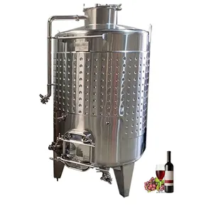 Factory Price Stainless Steel 304 1000l 2000l 3000l Wine Insulation Fermentation Tank