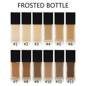 Base líquida de larga duración de cobertura completa de 12 colores para mujeres Base de maquillaje facial impermeable - Product Image 3