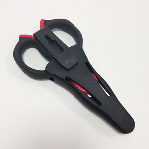 Tijeras de <span class=keywords><strong>electricista</strong></span> de acero inoxidable portátiles, tijeras de fibra óptica dentadas, cortador de pesca, herramienta de corte multifuncional. - Product Image 3