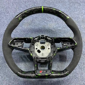 Volante de Fibra de Carbono Brillante YTcarbon de Envío Rápido para <span class=keywords><strong>Audi</strong></span> Q7 4L Q8 4M <span class=keywords><strong>E</strong></span>-<span class=keywords><strong>Tron</strong></span> <span class=keywords><strong>Sportback</strong></span> - Product Image 2
