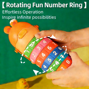 Botella de agua aislada de acero inoxidable <span class=keywords><strong>para</strong></span> niños, con diseño de juguete matemático, divertido rompecabezas de aritmética y anillo, termo de vacío. - Product Image 3