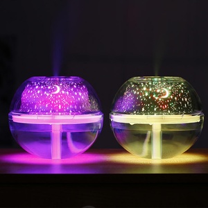 Romantic Starry Sky Lamp Humidifier 500ml <b>Projection</b> LED Ultrasonic Cool Mist Humidifier with Crystal <b>Light</b> for Sleeping - Product Image 2