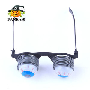 Lunettes de farce d'Halloween avec yeux mobiles, accessoires de déguisement amusants pour fête, accessoire de maquillage unisexe - Product Image 5