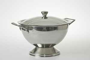 Soupière en acier inoxydable robuste avec couvercle, antirouille et facile à nettoyer, parfaite pour les événements, disponible au prix de gros - Product Image 4