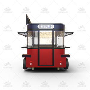 Nuevo estilo de comida quiosco al aire libre personalizado <span class=keywords><strong>Cabrito</strong></span> De Comida remolcable/conducible barbería remolque para Europa y EE. UU. - Product Image 3