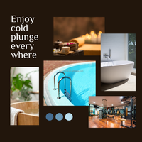 Refroidisseur d'eau portable écologique multi-tension automatique avec moteur et pompe pour bain de glace de récupération grande capacité