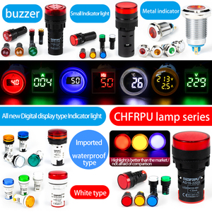 AD16-22 Bảng điều khiển gắn kết 22 mét Led AC DC 6V 12V 48V 110V 220V 380 V thiết bị tín hiệu thí điểm đèn chỉ số ánh sáng ánh sáng chỉ số - Product Image 5