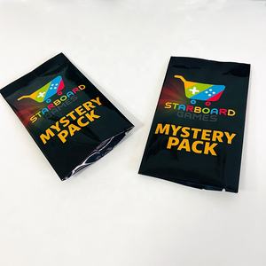 高品質カスタムプラスチックポーチ箔パックカード包装カスタマイズロゴ印刷包装バックシールバッグトレーディングカード用 - Product Image 5