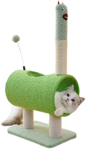 Integrado <span class=keywords><strong>Cat</strong></span> Climbing e Garra Grinding Toy Pequena Árvore Do Gato Nova Forma Dos Desenhos Animados Resistente Ao Desgaste Ninho De Gato e Túnel - Product Image 4