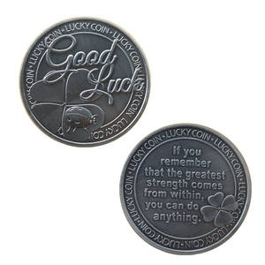 Moneta Portafortuna Personalizzata in Argento Antico 'Ti Amo Più del Possibile' Moneta Cinese Portafortuna per il <span class=keywords><strong>2026</strong></span> - Product Image 1