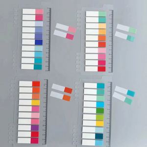 8 Packs Self-Adhesive PET Waterproof Sticky Notes Colorful Brightly Colored Loose Leaf Index Memo <b>Pad</b> for Student Office - Product Image 3