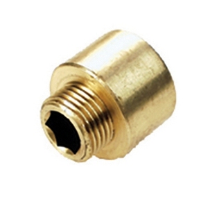Raccordo Idraulico di Riduzione FM in Ottone Giallo Resistente 1 Pollice x 3/4 Pollici - Product Image 1