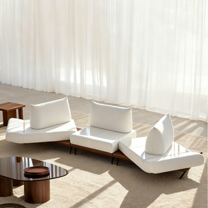 Sofa Kain Modern untuk Apartemen Kecil, Sofa Ruang Tamu, Sofa Bed Nyaman - Product Image 1