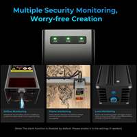 Лазерный гравер и резак Falcon2 Pro S 40W с полностью закрытым диодным лазером для дерева/акрила/кожи, область работы 355x390 мм