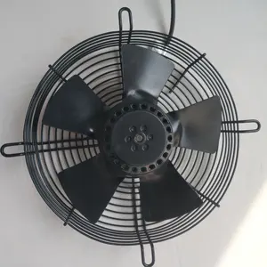 Profesyonel soğuk oda Fin tipi evaporatif HAVA SOĞUTUCU kondenser bobin dış rotor motoru soğutma fan eksenel fan