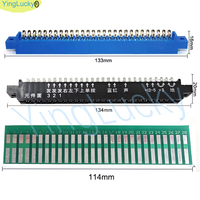 Conector Jamma de 28 Pines para Máquinas de Juegos Arcade que Funcionan con Monedas, con Material Plástico y Soporte en Inglés