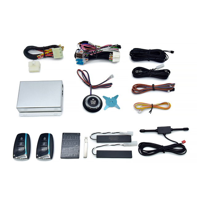 Quality Anti-theft Security Alarm 2.4GHz RFlD Auto Lnalmbrico Engine Lock Car Lmmobilizer System Wireless PKE for Car