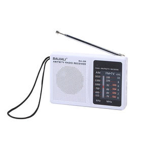 Factory Mini AM FM Radio Portable <b>Flashlight</b> BT 5.3 Digital Display Plastic Telescopic Antenna Outdoor Pocket Radio - Product Image 6